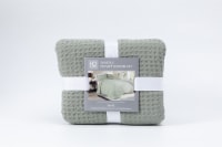 HD Designs® Waffle Duvet Cover Set - Green Perspective: Main