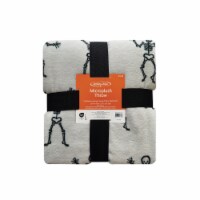 Holiday Home Dancing Skeleton Throw - Gray Perspective: Main