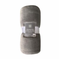 HD Designs Oversized Throw Blanket - Solid Gray