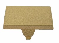 Holiday Home Metal Flat Top Stocking Holder - Gold Perspective: Main
