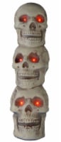 Holiday Home 28" LED Halloween Stack Of Skulls Light Perspective: Main
