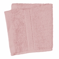 Everyday Living New Pink Salt Washcloth Perspective: Main