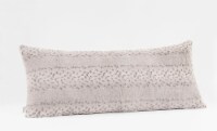 HD Designs Faux Fur Leopard Skin Body Pillow - Gray Perspective: Main