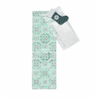 Holiday Home® Wine Bag Green Geo Perspective: Main