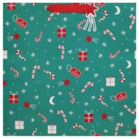 Holiday Home Tossed Santas Jumbo Bag Perspective: Main