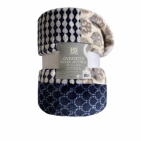 HD Designs 50 x 70 Inch Patchwork Oversized Throw Perspective: Main
