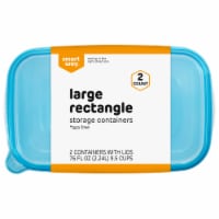 Smart Way™ BPA-Free Plastic Rectangle Perspective: Main