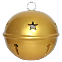 Holiday Home Luminary Jungle Bell - Gold Perspective: Main