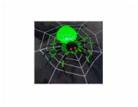 Holiday Home Inflatable Spider with Web - Green Perspective: Main