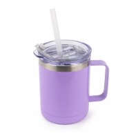 HD Designs Outdoors Summer Stainless Steel Camp Mug - Lavender Perspective: Main