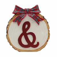 Holiday Home Tree Stump Monogram & Christmas Holiday Décor Perspective: Main