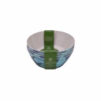 HD Designs Outdoors Summer Palm Tree Bamboo Blend Cereal Bowl