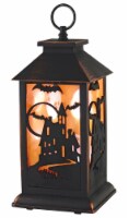 Holiday Home® 14" Orange Projection LED Lantern 3D Effect Halloween Decor