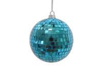 Holiday Home Disco Ball Ornament Christmas Décor - Blue Perspective: Main