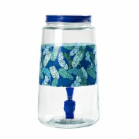 HD Designs Outdoors Summer Origins Palm Print Sun Tea Jar