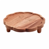 SDS for HD Designs 10 Inch Scalloped Footed Wood Board Perspective: Main