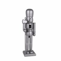 Holiday Home 14" Nutcracker Christmas Décor - Silver Perspective: Main