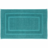 HD Designs Antimicrobial Bath Rug - Teal Perspective: Main