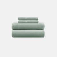HD Designs Solid Green Flannel Sheet Set