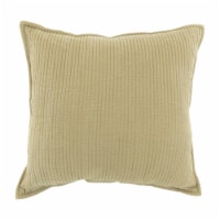 HD Designs Stonewash Canvas Decor Pillow- Beige Perspective: Main