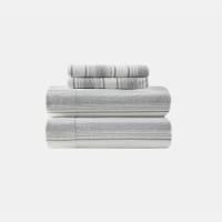 HD Designs Vertigo Stripe Flannel Sheet Set