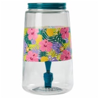 HD Designs Outdoors Summer Hibiscus Sun Tea Jar