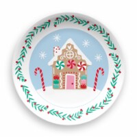 Holiday Home Gingerbread House Plate Perspective: Main