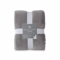 HD Designs® Microplush Blanket - Grey Perspective: Main