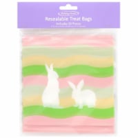 Holiday Home® Easter Resealable Treat Bags - Easter Stripe Perspective: Main