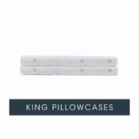 HD Designs 300 Thread Count Pillow Cases King - 2 Pack Leaves Perspective: Main