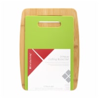 Everyday Living® Bamboo & Poly Cutting Board Set