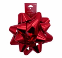 Holiday Home Winter Wishes Red Mega Bow Perspective: Main