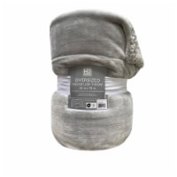 HD Designs Oversized Throw - Solid Gray Perspective: Main