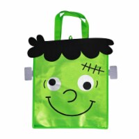 Holiday Home Frankenstein Green Halloween Treat Bag