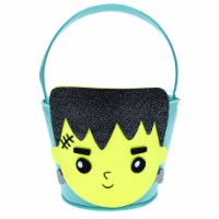 Holiday Home Felt Frankenstein Halloween Treat Bucket Perspective: Main