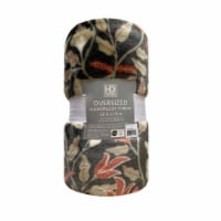 HD Designs® Oversized Throw Folk Floral Perspective: Main