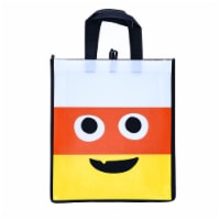 Holiday Home Candy Corn Face Halloween Treat Bag Perspective: Main