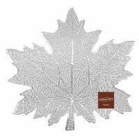 Holiday Home Maple Leaf Fall Harvest Vinyl Placemat Perspective: Main
