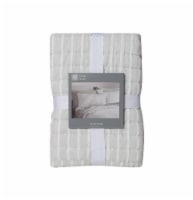 HD Designs Stripe King Sham - Grey