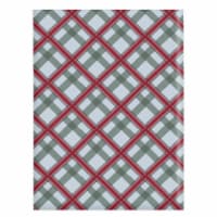 Lintex Red Plaid Tablecloth Perspective: Main