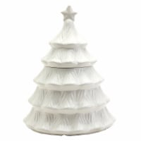 Holiday Home Tree Cookie Jar With Lid Perspective: Main