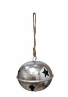 Holiday Home Jingle Bell Christmas Decor Silver