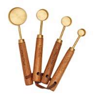 SDS for HD Designs 4 Piece Acacia & Brass Measuring Spoons Perspective: Main