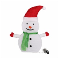 Holiday Home Christmas LED Collapsible Snowman Perspective: Main