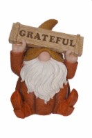 Holiday Home 17.5" Grateful Gnome Garden Decor Perspective: Main