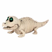 Holiday Home Crocodile Skeleton Halloween Decor Perspective: Main