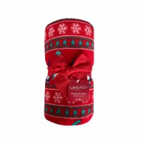 Holiday Home Rolled Christmas Throw Blanket - Gnomes