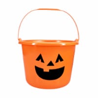 Holiday Home Jack O Lantern Face Orange Treat Halloween Bucket