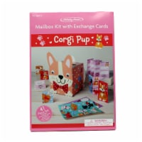 Holiday Home® Make Your Own Valentine's Mailbox Kit and Exchange Cards - Corgi Pup Perspective: Main