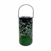 HD Designs Outdoors Palm Leaf Green  Solar Lantern Perspective: Main
